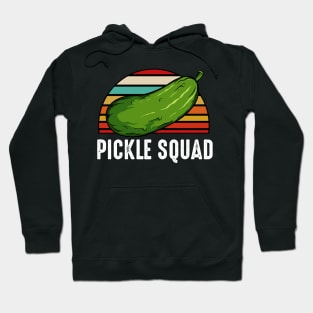 Pickle - Pickle Squad - Retro Style Vintage Cucumber Hoodie